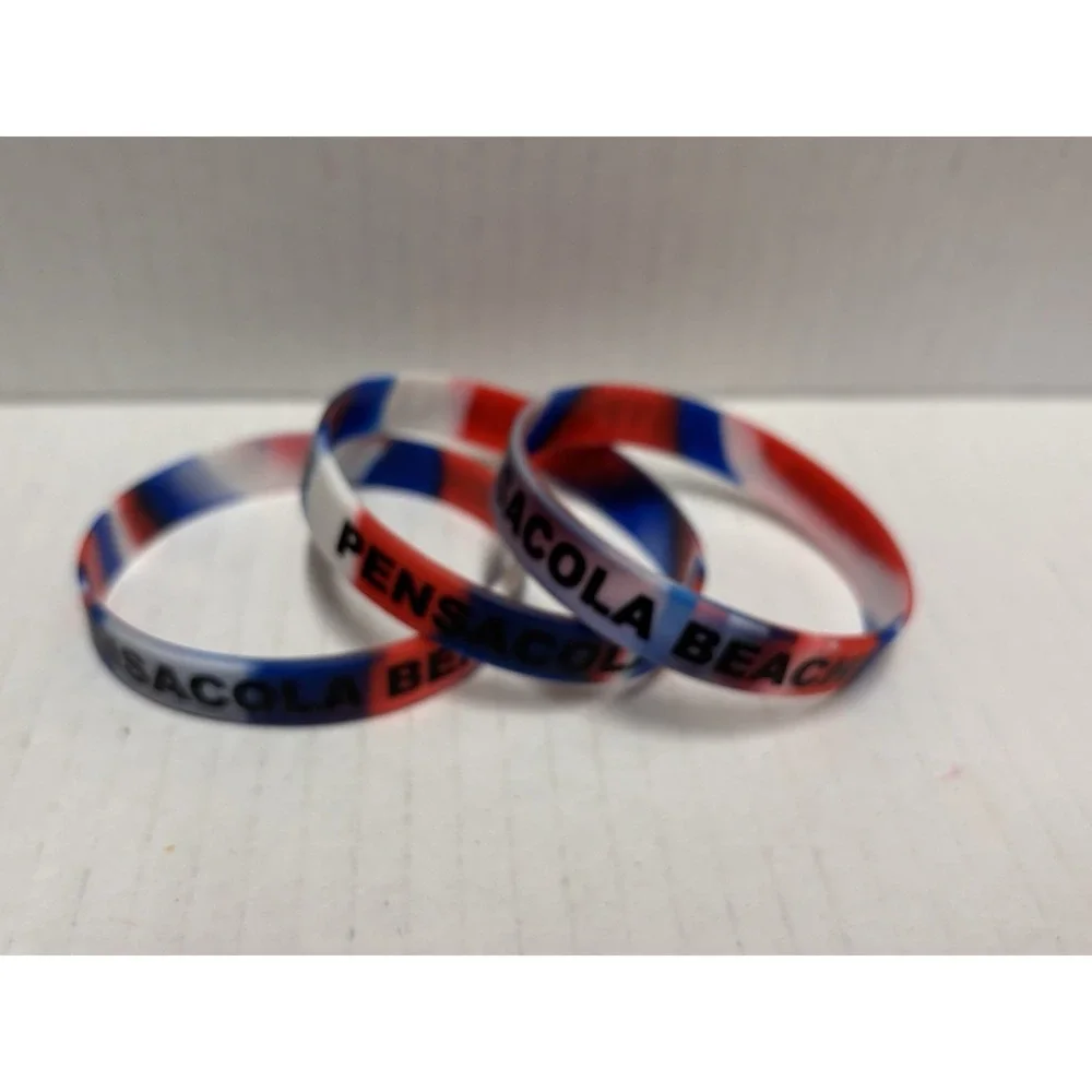 3‎ MARRIOTT Pensacola Beach silicone bracelet wristband Blue Angels summer 2025